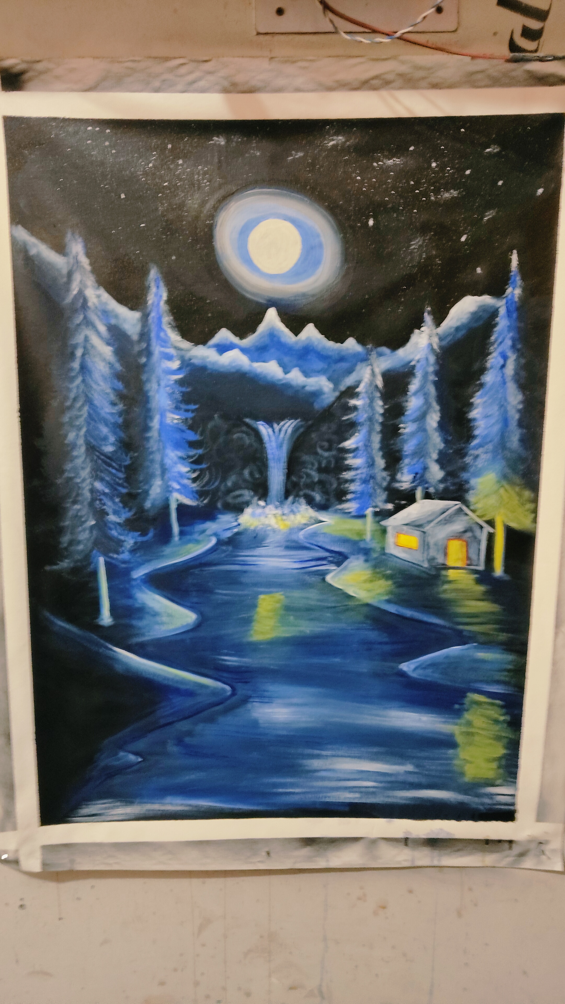 Night Moon view